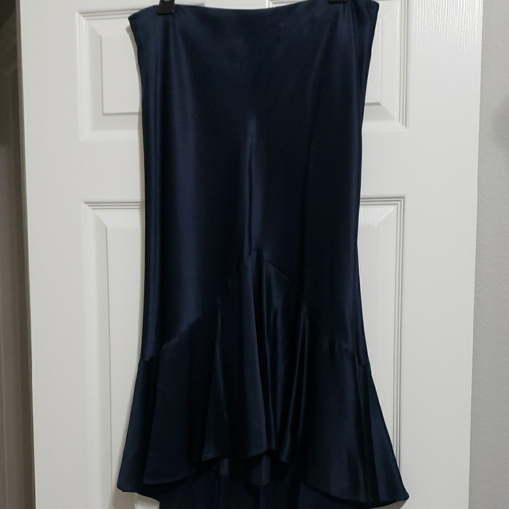 Elegant Navy Blue Women's Skirt